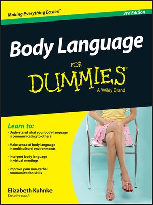 cover image of Body Language For Dummies